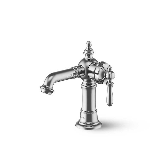 تصویر  شیر روشویی شودر مدل بیزانس رنگ کروم