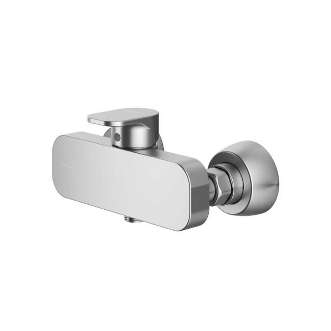 تصویر  شیر توالت شودر مدل تاین رنگ کروم مات