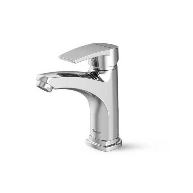 تصویر  شیر روشویی شودر مدل پلاس رنگ کروم