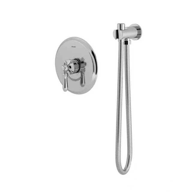 تصویر  شیر توالت توکار شودر مدل زیگموند BRASS رنگ کروم