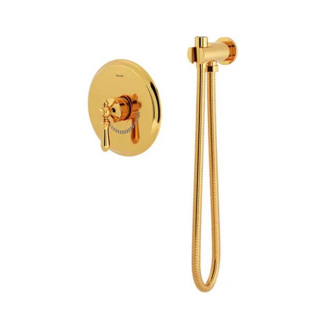 تصویر  شیر توالت توکار شودر مدل زیگموند BRASS رنگ طلا