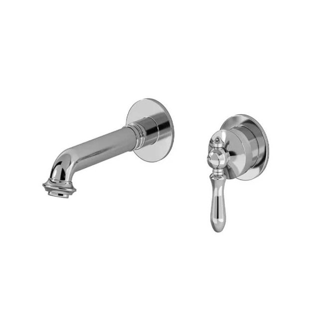 تصویر  شیر روشویی دو تکه توکار شودر مدل زیگموند BRASS رنگ کروم