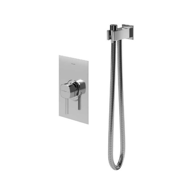 تصویر  شیر توالت توکار شودر مدل رومر BRASS رنگ کروم