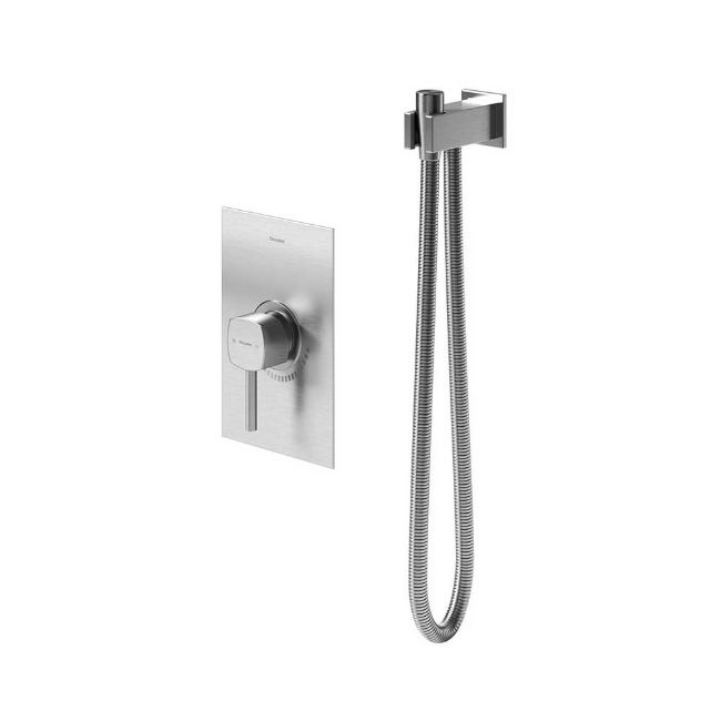 تصویر  شیر توالت توکار شودر مدل رومر BRASS رنگ کروم مات