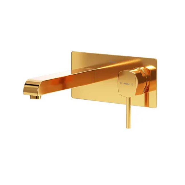 تصویر  شیر روشویی یک تکه توکار شودر مدل رومر BRASS رنگ طلا