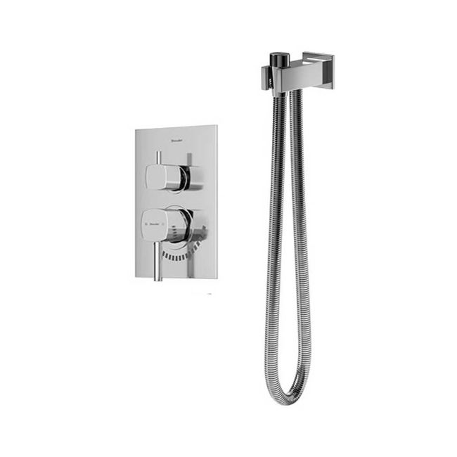 تصویر  شیر توالت بیده شودر مدل رومر BRASS رنگ کروم
