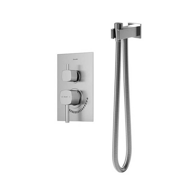 تصویر  شیر توالت بیده شودر مدل رومر BRASS رنگ کروم مات